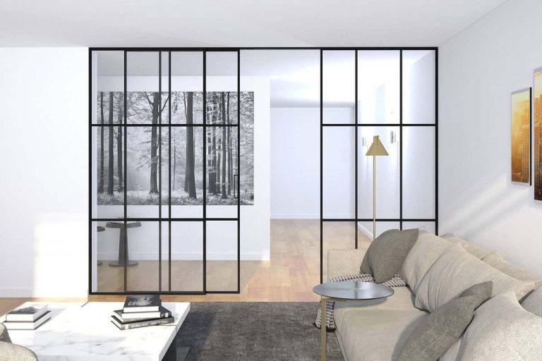 Interior partitions for zoning
