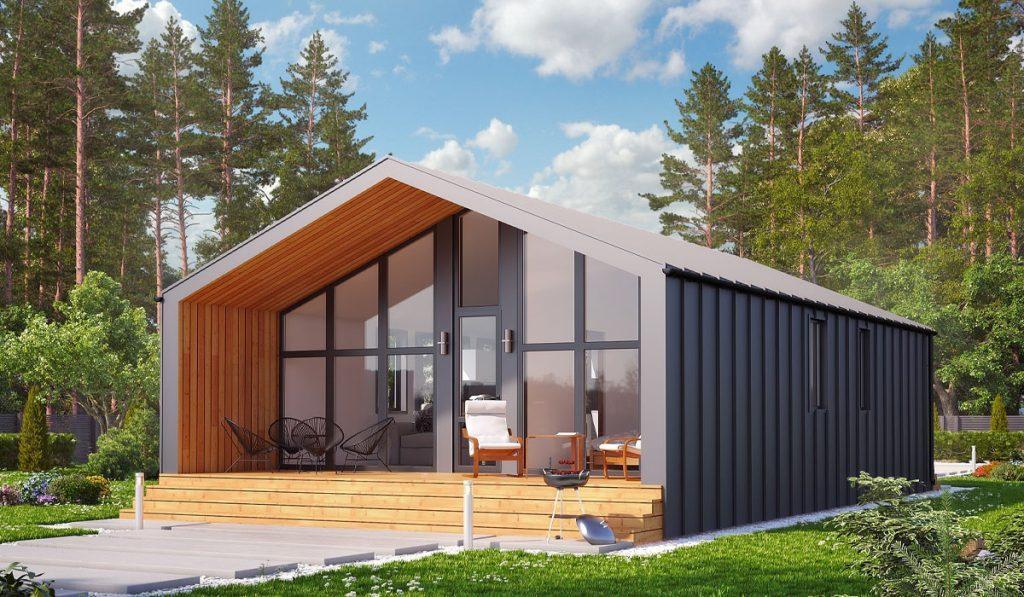 Barnahaus. Modern and simple home design