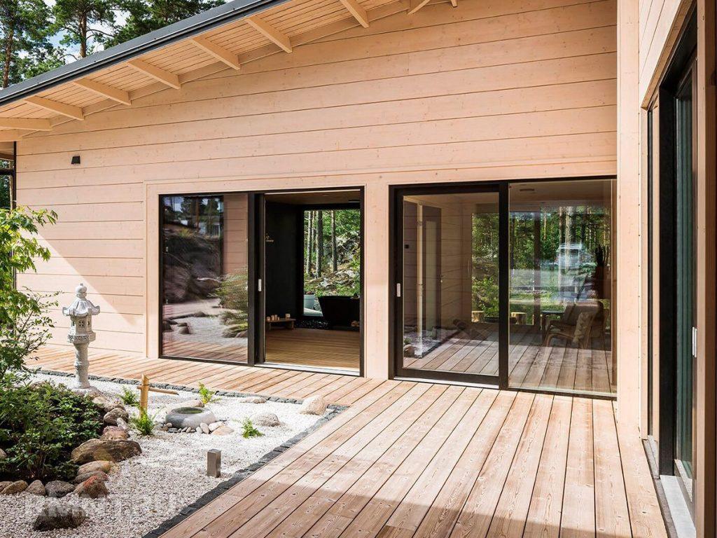 Features of the exterior of Finnish-style houses