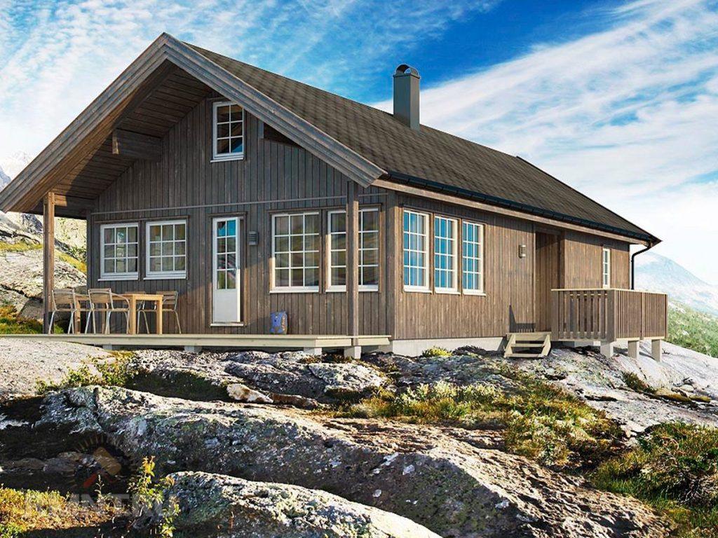 Features of the exterior of Finnish-style houses