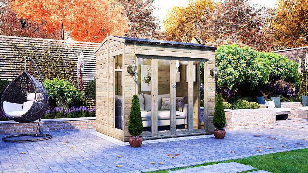 8x6 Modular Cannes Summerhouse Tongue and Groove 03