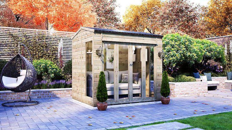 8x6 Modular Cannes Summerhouse Tongue and Groove 03