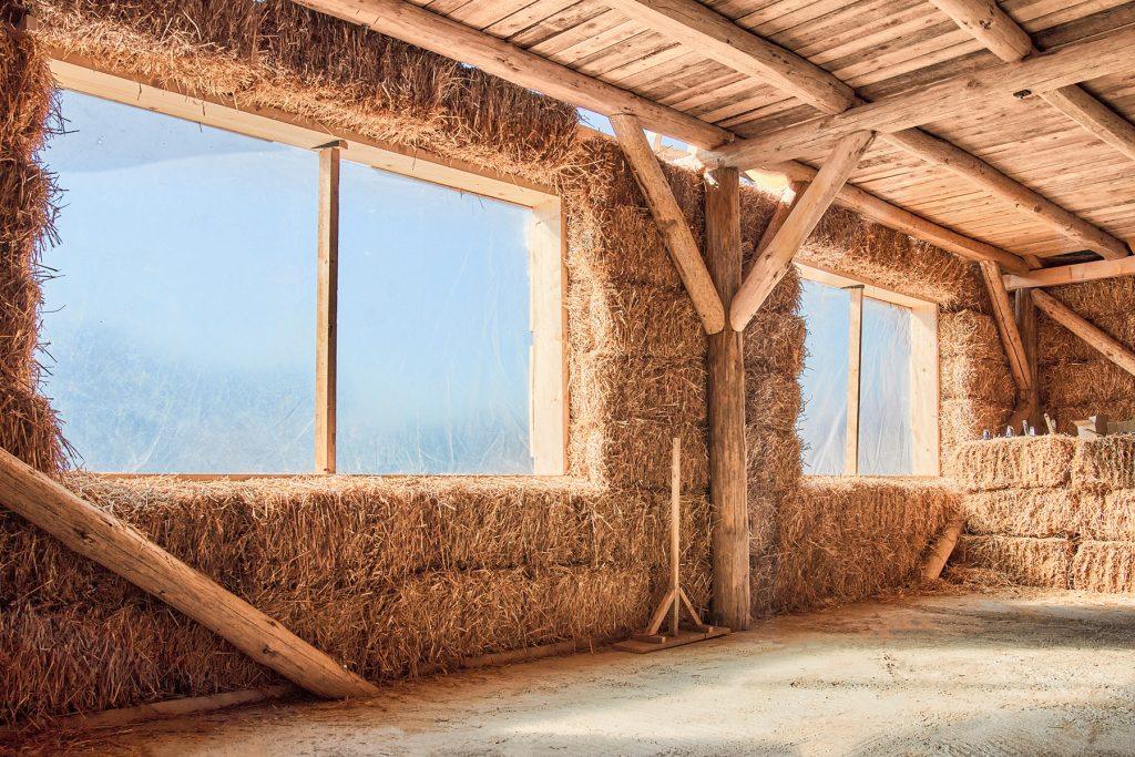 Eco-house made of straw