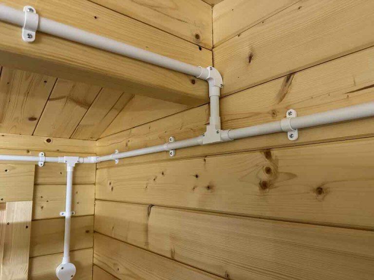 How to conduct electricity in a wooden house?