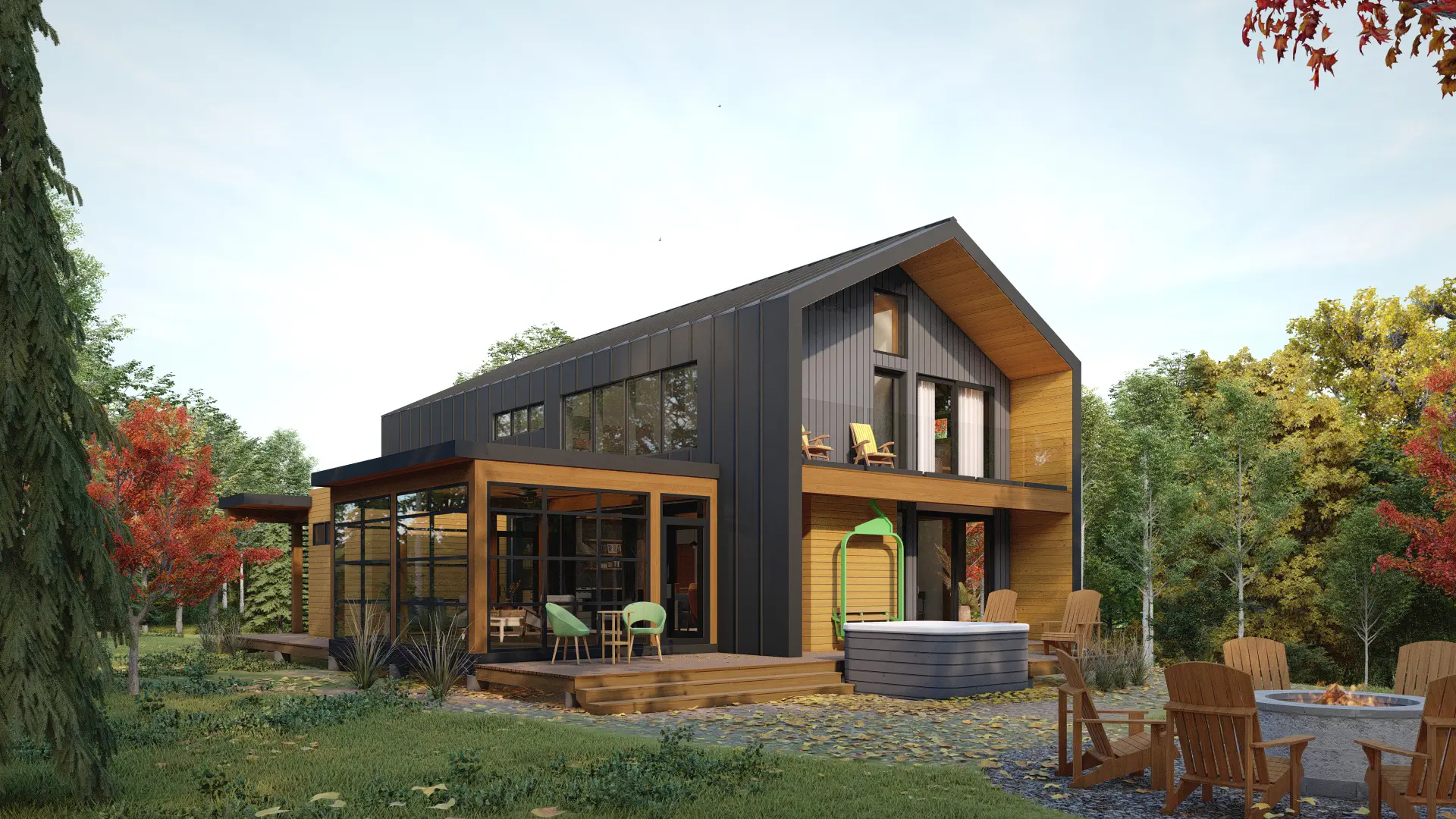 Scandinavian Garden House Designs
