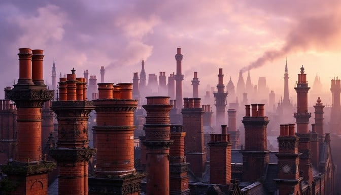 The Iconic Silhouette: Historic Chimneys' Dual Role in Architecture