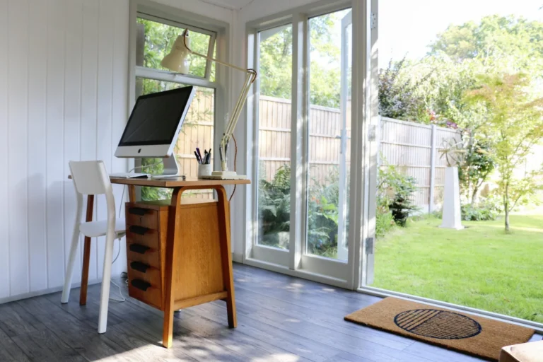 how to run electricity and internet to your garden office