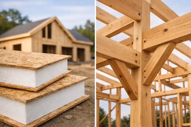 Timber Frame vs. SIPs Panels for Garden Buildings: Which Is Better?